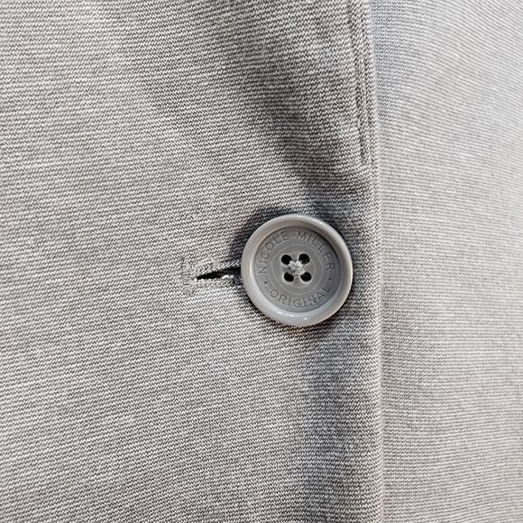 Nicole Miller Original Gray Knit Blazer Size S - Picture 4 of 9